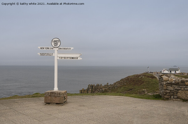  The Iconic Signpost lands end Cornwall Picture Board by kathy white