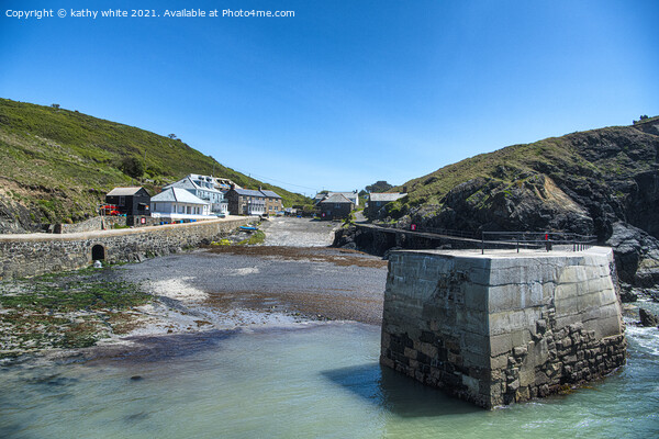  Mullion Cove Cornwall Picture Board by kathy white