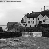 Buy canvas prints of Porthleven ship inn Cornwall by kathy white