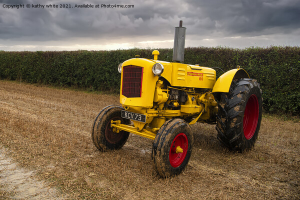 minneapolis moline tractors ,Cornish field Picture Board by kathy white