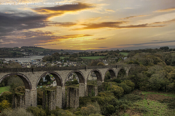 falmouth,Penryn Viaduct Cornwall, Picture Board by kathy white