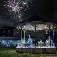 Buy canvas prints of falmouth bandstand cornwall by kathy white
