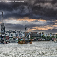 Buy canvas prints of Adventure awaits Pirate ship in Bristol by kathy white