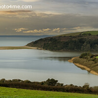 Buy canvas prints of Loe Bar  Cornwall, the golden hour by kathy white