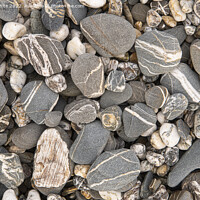Buy canvas prints of Beach Stones, on a Cornish beach by kathy white
