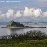 Buy canvas prints of Early Morning at St Michael's mount Cornwall by kathy white