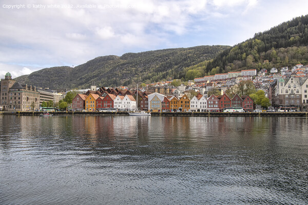 Bergen Norway Picture Board by kathy white