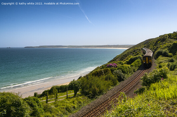 As I was going to St Ives,railway train Picture Board by kathy white