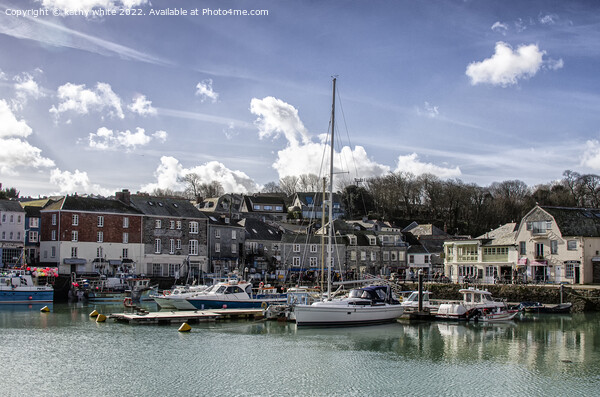 Padstow Harbour.Cornwall Picture Board by kathy white