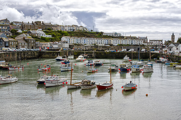 Porthleven Harbour, Cornwall Picture Board by kathy white