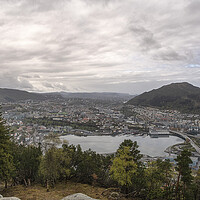 Buy canvas prints of Roads and Bridges of Bergen Norway by kathy white
