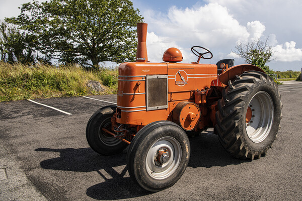 Field Marshall tractor Picture Board by kathy white