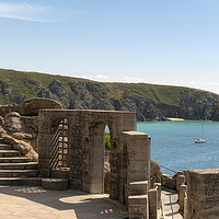 Buy canvas prints of The Minack Theatre centre stage by kathy white