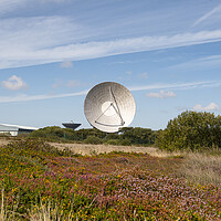 Buy canvas prints of Goonhilly Earth Station, Cornwall by kathy white
