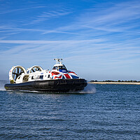 Buy canvas prints of Hovercarft Portsmouth by kathy white