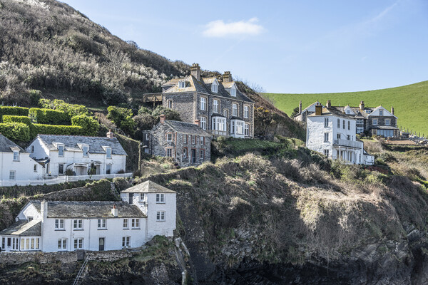 Port Isaac Cornwall,The doc's house Picture Board by kathy white