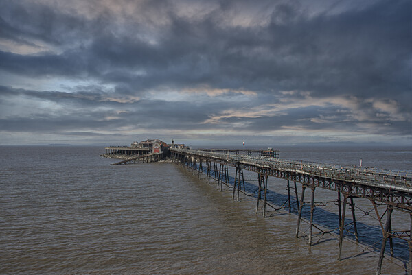 Rustic Beauty of Birnbeck Pier,Weston-Super-mare, Picture Board by kathy white