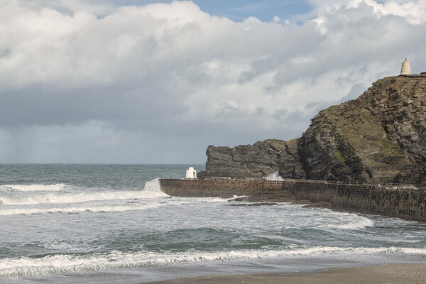 Portreath Beach Picture Board by kathy white