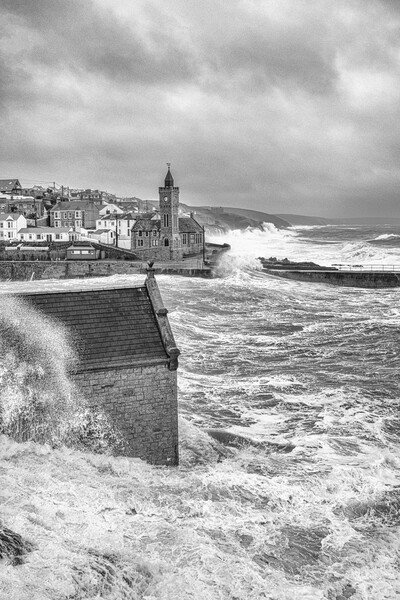 stormy sea Picture Board by kathy white