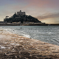 Buy canvas prints of St Michaels mount Cornwall by kathy white