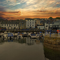 Buy canvas prints of falmouth,Falmouth sunset by kathy white
