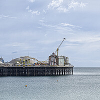 Buy canvas prints of Brighton Seafront pier by kathy white