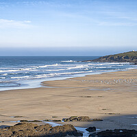Buy canvas prints of Fistral Beach, Newquay Cornwall by kathy white