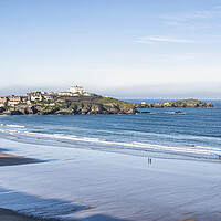 Buy canvas prints of Towan Beach, Newquay Cornwall by kathy white