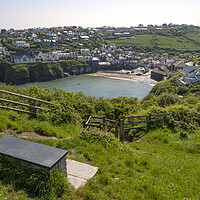 Buy canvas prints of Bert's chair,Port Isaac by kathy white