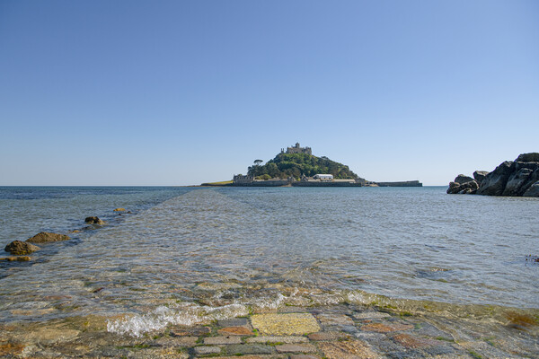 St Michael's Mount,causeway  Picture Board by kathy white