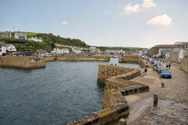Porthleven's Timeless Maritime Charm Picture Board by kathy white
