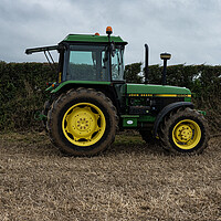 Buy canvas prints of John Deere tractor by kathy white