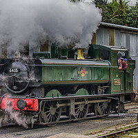 Buy canvas prints of Steam train, by kathy white