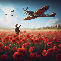 Buy canvas prints of Salute to the spitfire,lest we forget by kathy white
