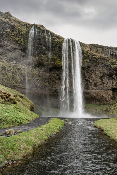  Seljalandsfoss waterfall Iceland Picture Board by kathy white