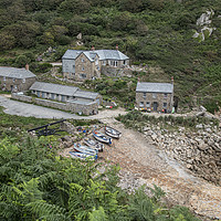 Buy canvas prints of  Penberth Cove Cornwall  by kathy white