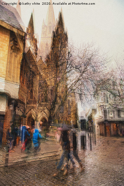 Truro Cornwall Street photography Concept art  Picture Board by kathy white
