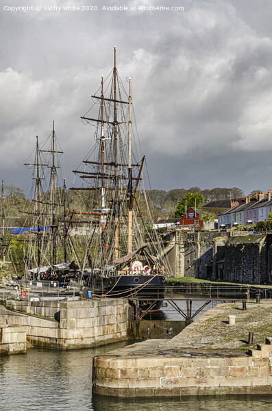 Charlestown, Cornwall, charlestown harbour, Picture Board by kathy white
