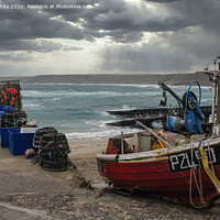 Buy canvas prints of sennen cove,Lands End and Sennen Cornwall with  by kathy white