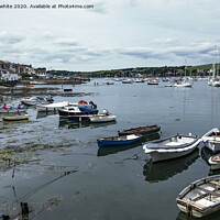 Buy canvas prints of Falmouth harbour Cornwall by kathy white