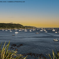 Buy canvas prints of Falmouth Cornwall Castle Beach by kathy white