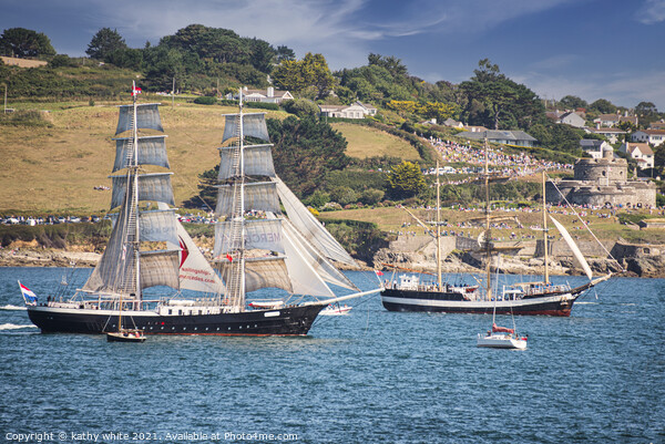 Falmouth Tall Ships Race, Picture Board by kathy white