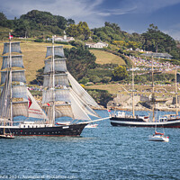 Buy canvas prints of Falmouth Tall Ships Race, by kathy white