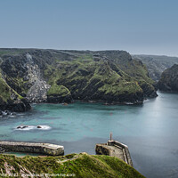 Buy canvas prints of Mullion Cornwall Poldark Locations Cornwall by kathy white