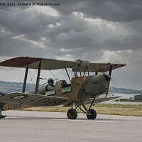 Buy canvas prints of Tiger Moth aircraft ww1 airplane by kathy white