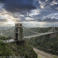 Buy canvas prints of Clifton Suspension Bridge,  Bristol  by kathy white