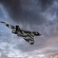 Buy canvas prints of vulcan avro by kathy white