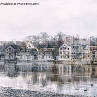 Buy canvas prints of Truro Cornwall cold frosty morning by kathy white