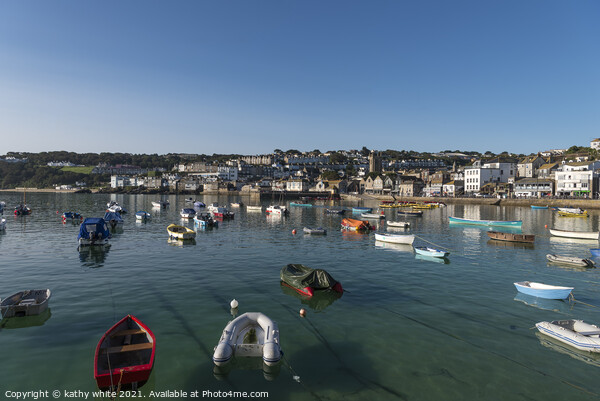 St. Ives,  harbour Cornwall uk, Picture Board by kathy white