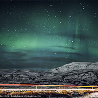 Buy canvas prints of Northern Lights, Iceland,aurora,  polar lights, no by kathy white